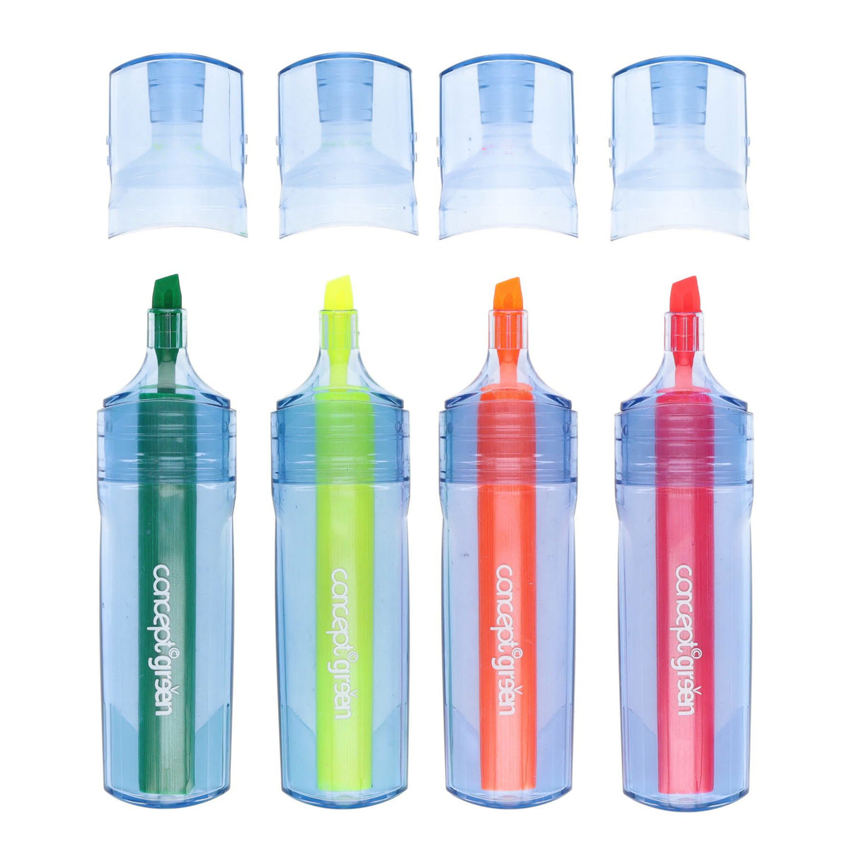 Concept Green Highlighter 1mm - 4mm - Pack of 4