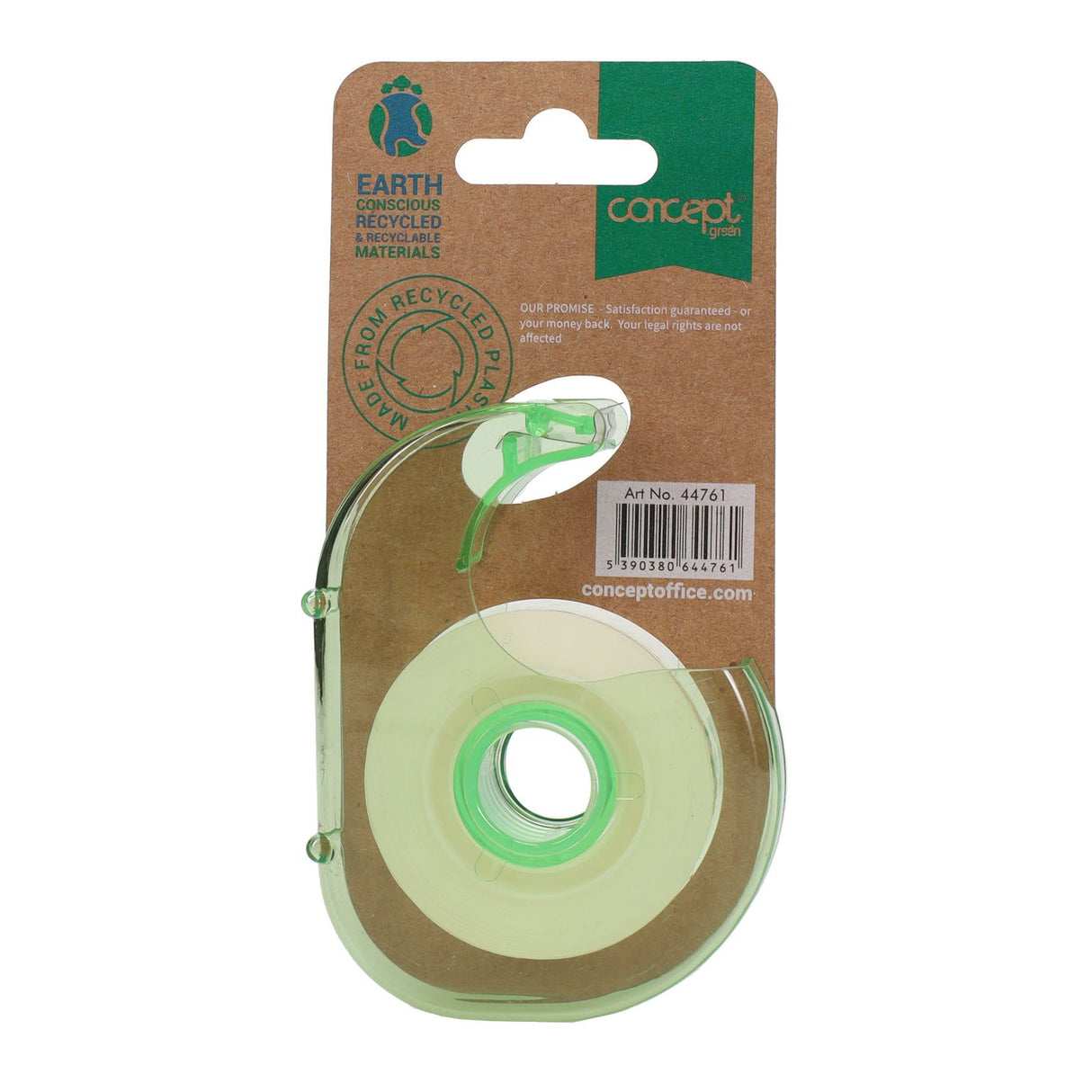 Concept Green Tape Dispenser With Tape - 18mmx33m | Stationery Shop UK