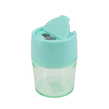 Premto Pastel Twin Hole Sharpener - Barrel - Mint Magic