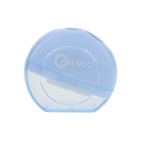 Premto Pastel Twin Hole Sharpener - Round - Cornflower Blue