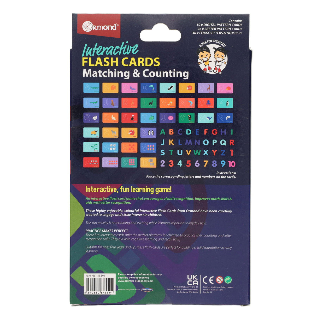 Ormond Interactive Flash Cards - Matching And Counting