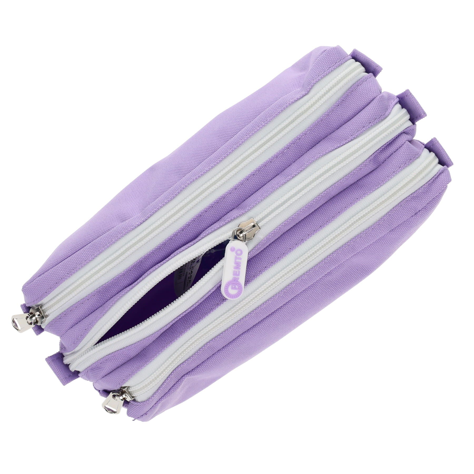Premto 3 Pocket Pencil Case Heather Haze