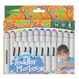 World of Colour Washable Toddler Markers - Pack of 12