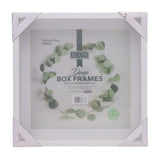 Icon Deep Box Frame - White - 25cm X 25cm