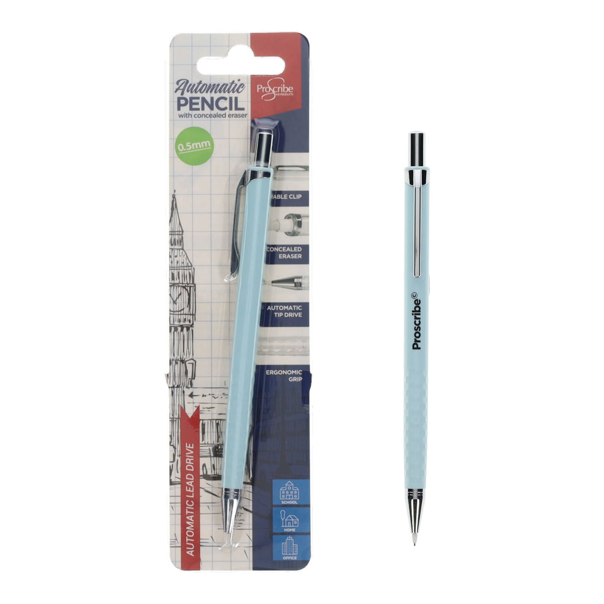 Pro:Scribe Automatic Pencil - 0.5mm - Blue