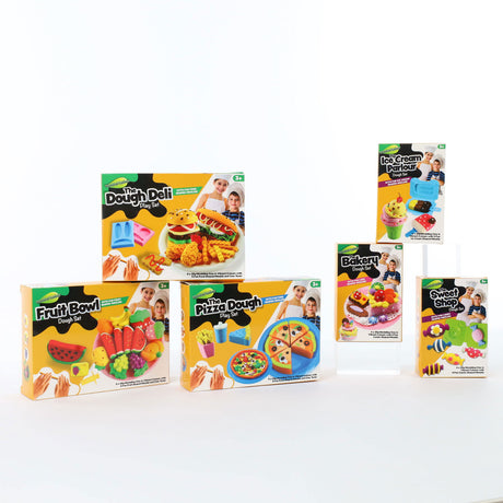 World of Colour Fruit Bowl Dough Set - 6 x 20g