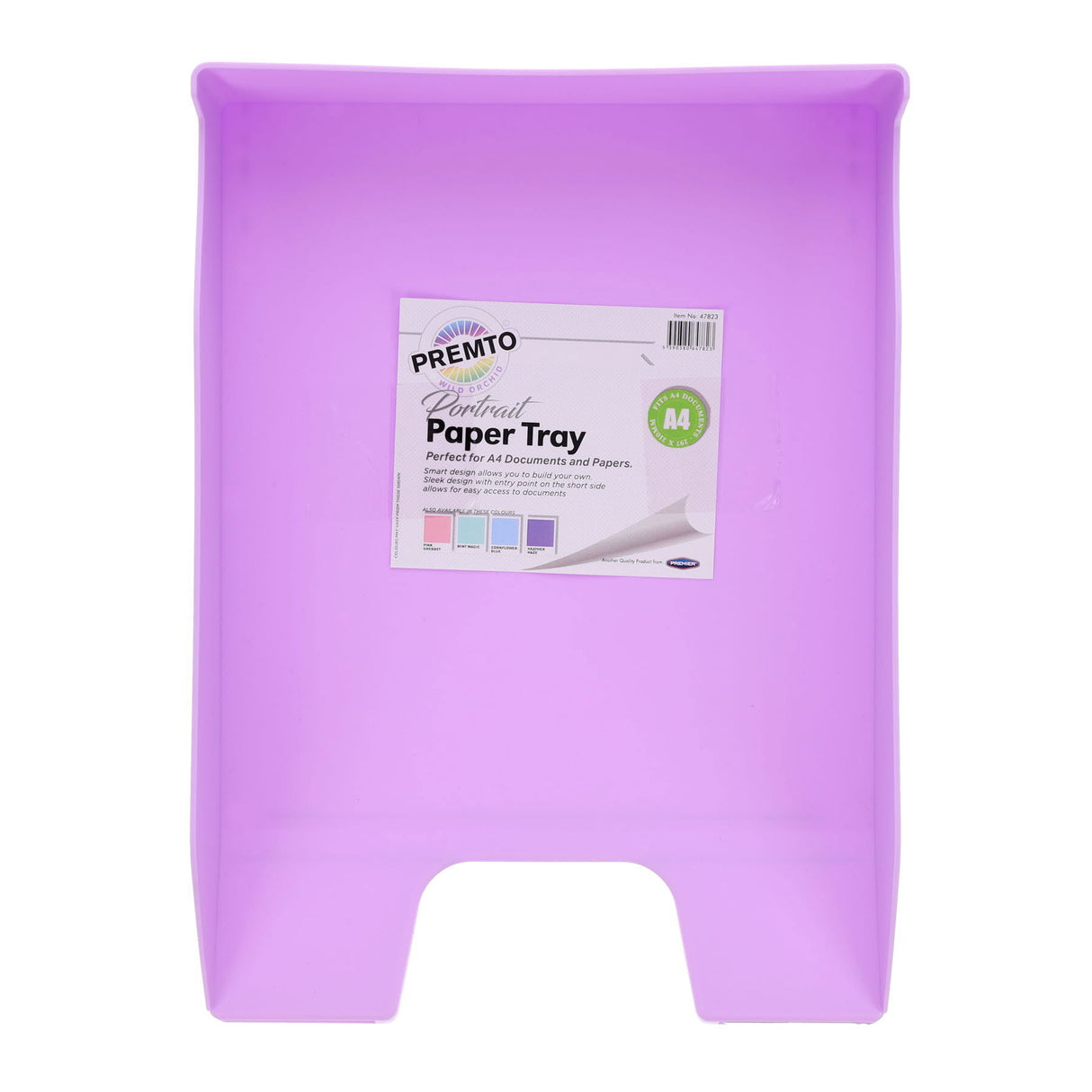 Premto Pastel Paper Tray - Portrait - Wild Orchid