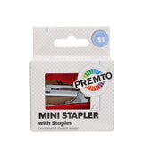 Premto Mini Stapler with 1000 Staples - 26/6 - Ketchup Red