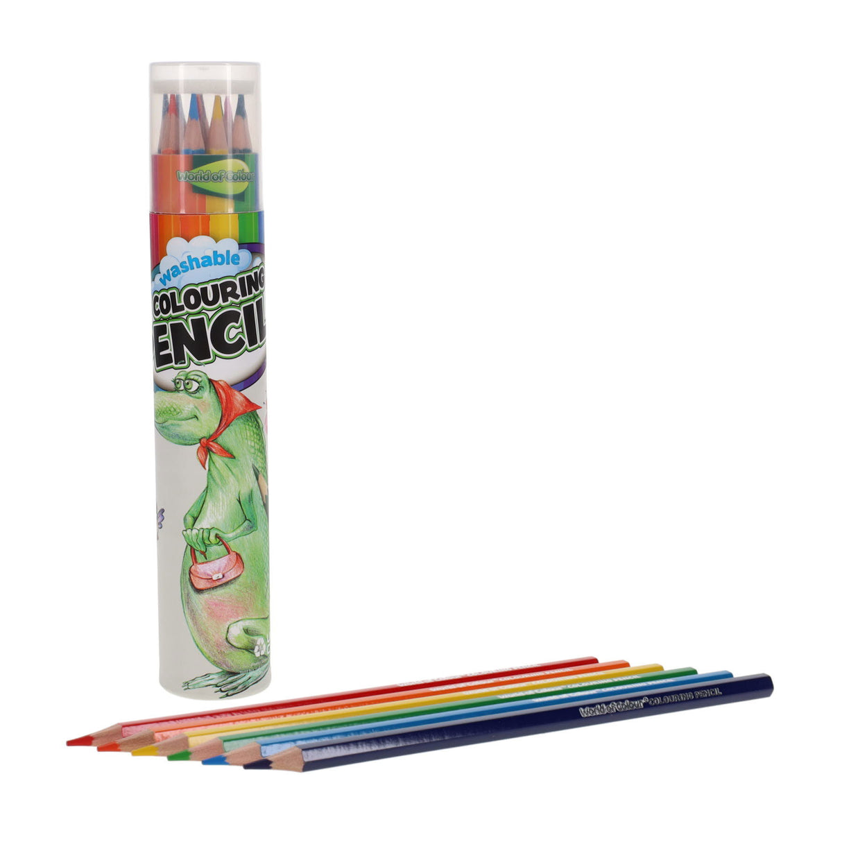 World of Colour Washable Colouring Pencils - Tub of 12