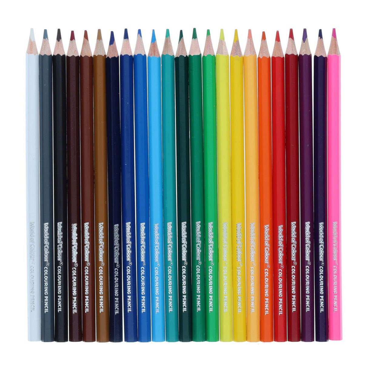 World of Colour Washable Colouring Pencils - Tub of 24