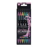 Icon Quick Drying Art Markers - Pastel - Pack of 6