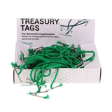 Concept Metal Treasury Tags - 76mm - Pack of 100