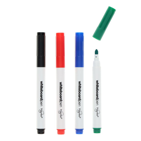 Pro:Scribe Dry Wipe Whiteboard Markers Thin - Pack of 4