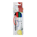 Pro:Scribe Dry Wipe Whiteboard Markers Thin - Pack of 4