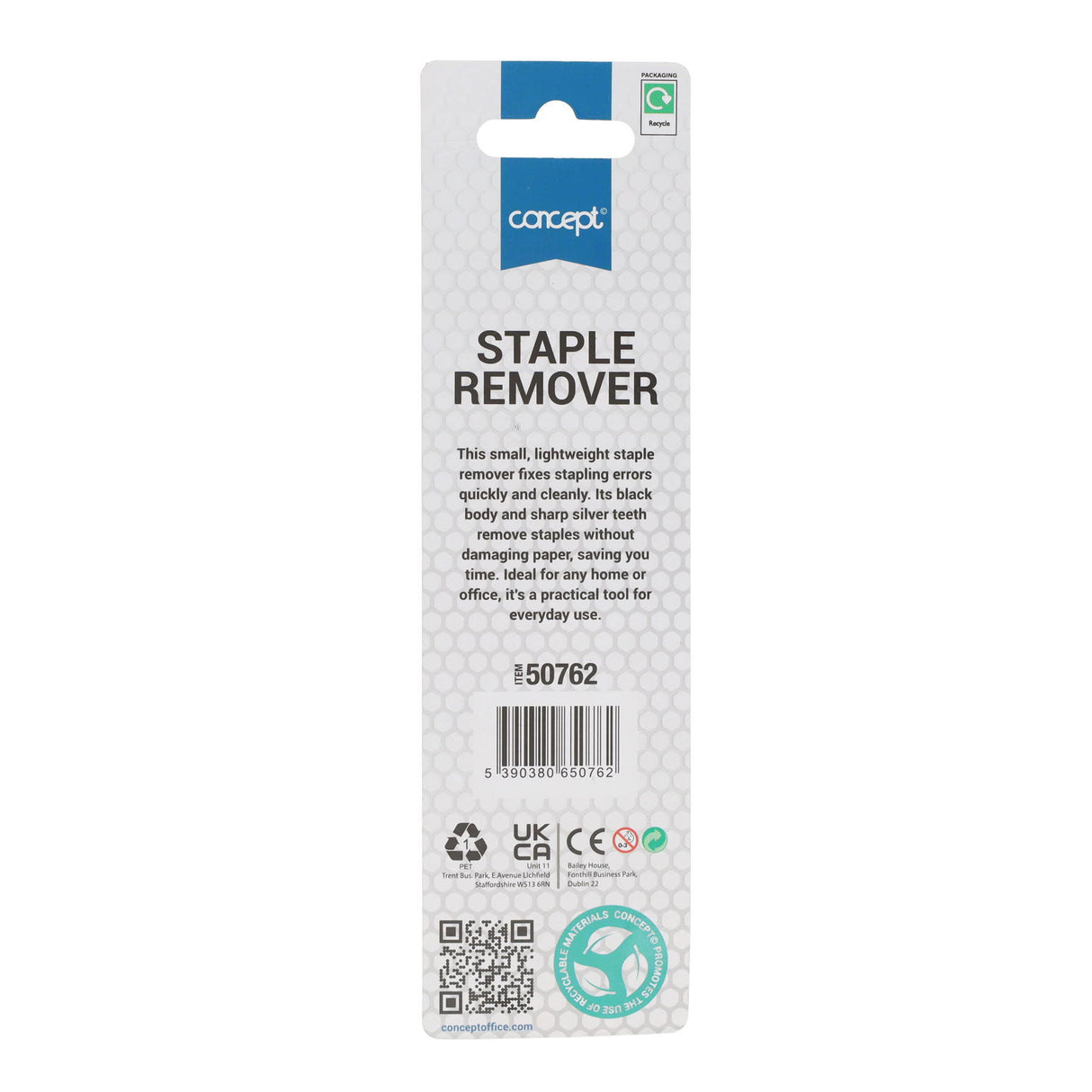 Concept Staple Remover - Blue