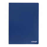 Concept A4 Soft Cover Notebook - 192 Pages - Blue