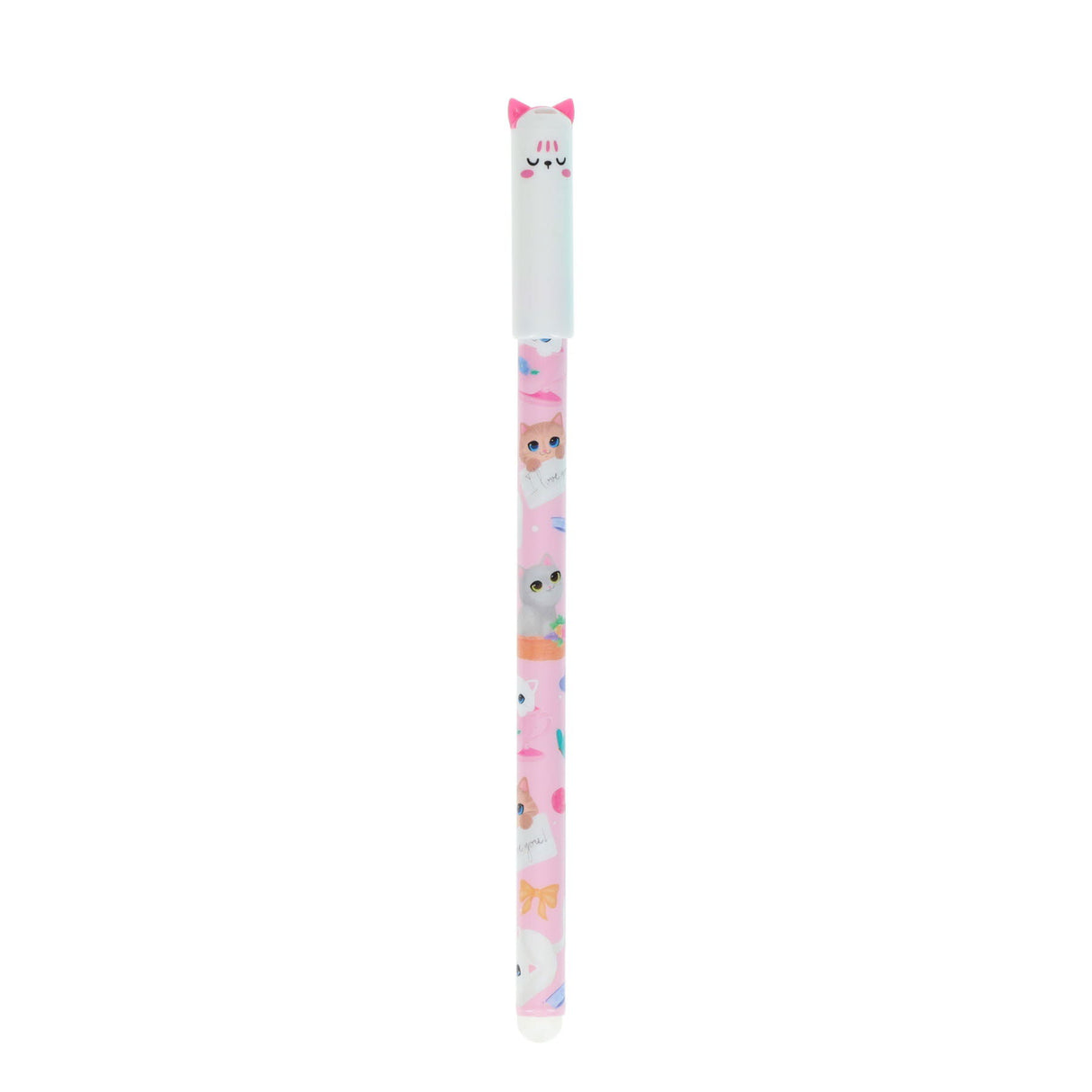 Emotionery Erasable Animal Gel Pens - White Cat