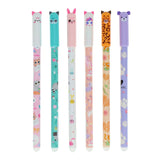 Emotionery Erasable Animal Gel Pens - Turquoise Raccoon