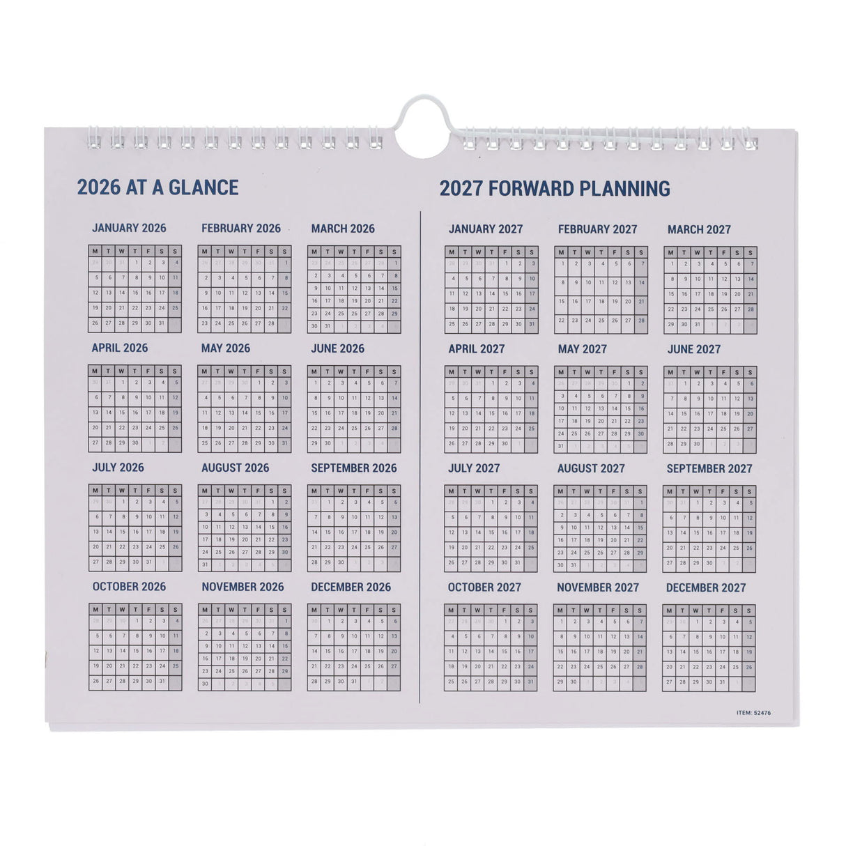 Concept 2026 Easy Glance Monthly Planner