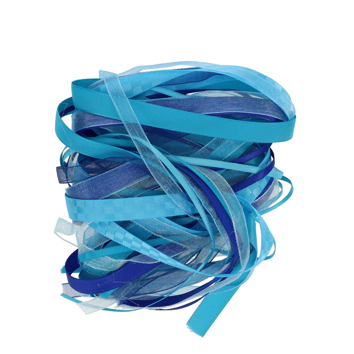 Crafty Bitz Silky Ribbons - 10m - Blue