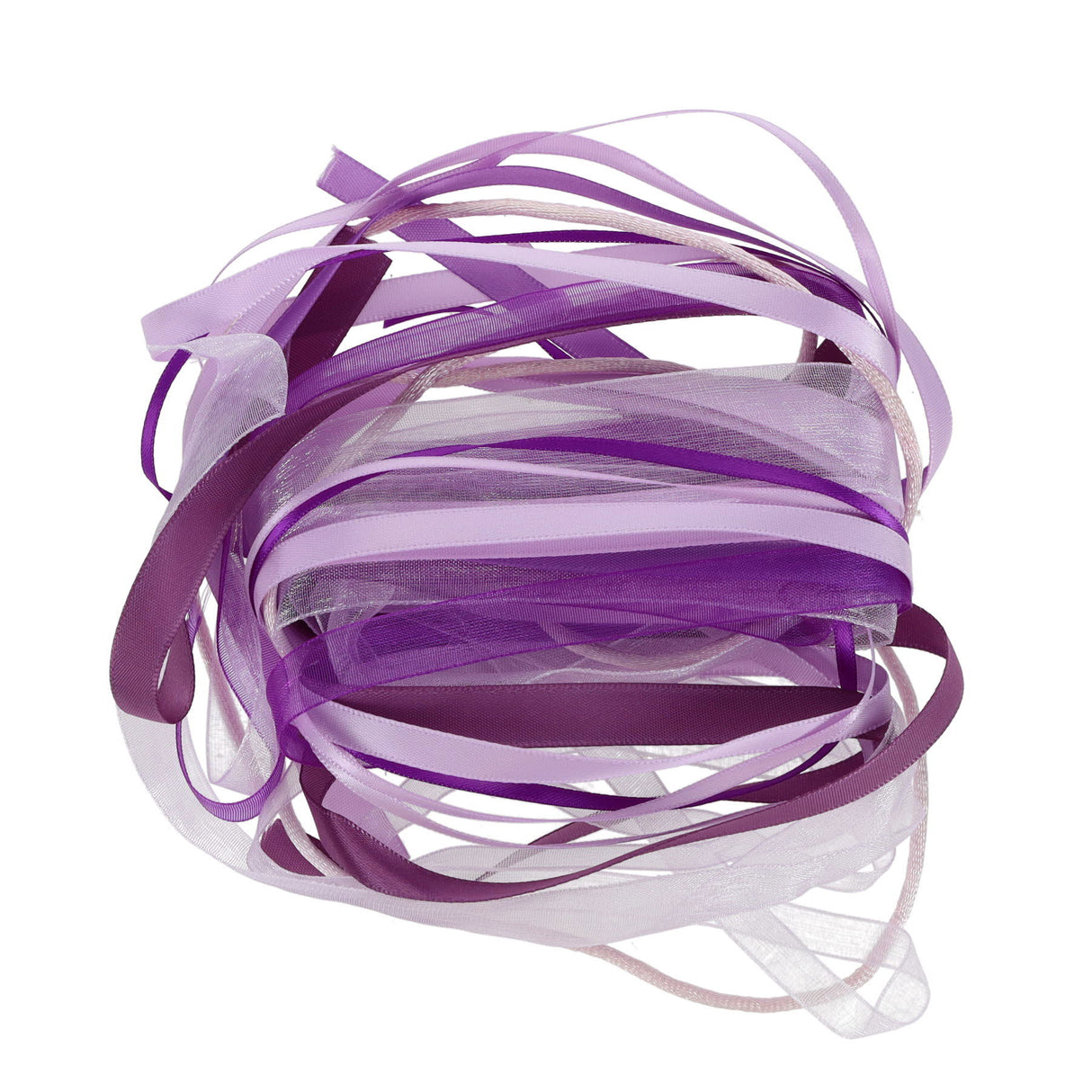 Crafty Bitz Silky Ribbons - 10m - Purple