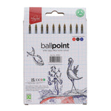 Pro:Scribe Ballpoint Pens - Wallet of 10