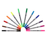 Pro:Scribe Double Sided Thick/Thin Markers - Pack of 12