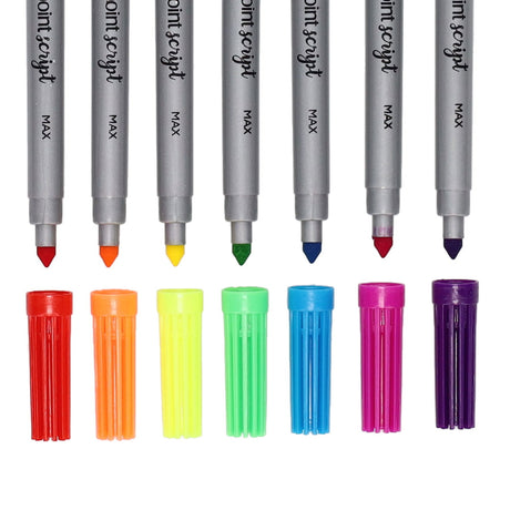 Pro:Scribe Double Sided Thick/Thin Markers - Pack of 12