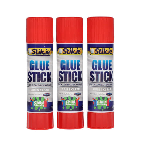 Stik-ie Glue Sticks - 21g - Pack of 3