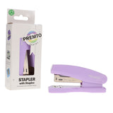 Premto Pastel Desk Top Stapler & 26/6 Staples - 1000 Staples - Wild Orchid