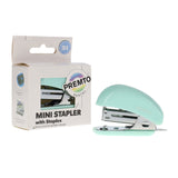 Premto Mini Stapler & 1000 26/6 Staples - Pastel - Mint Magic