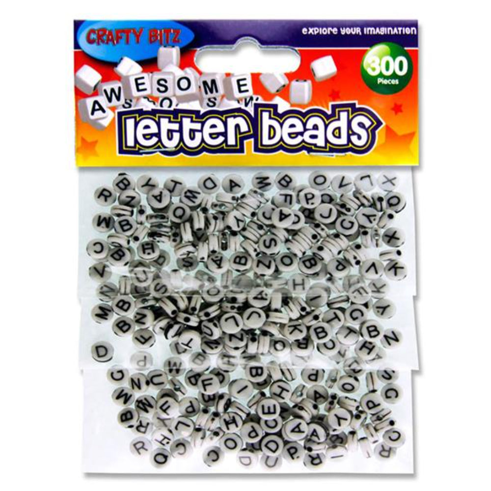 Crafty Bitz Letter Beads - Pack of 300 | Stationery Shop UK