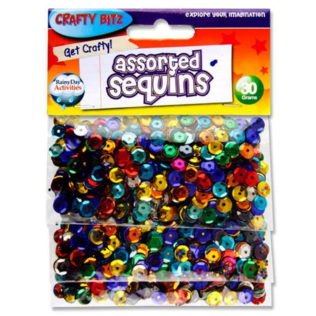 Crafty Bitz Get Crafty Assorted Sequins - 30g Bag