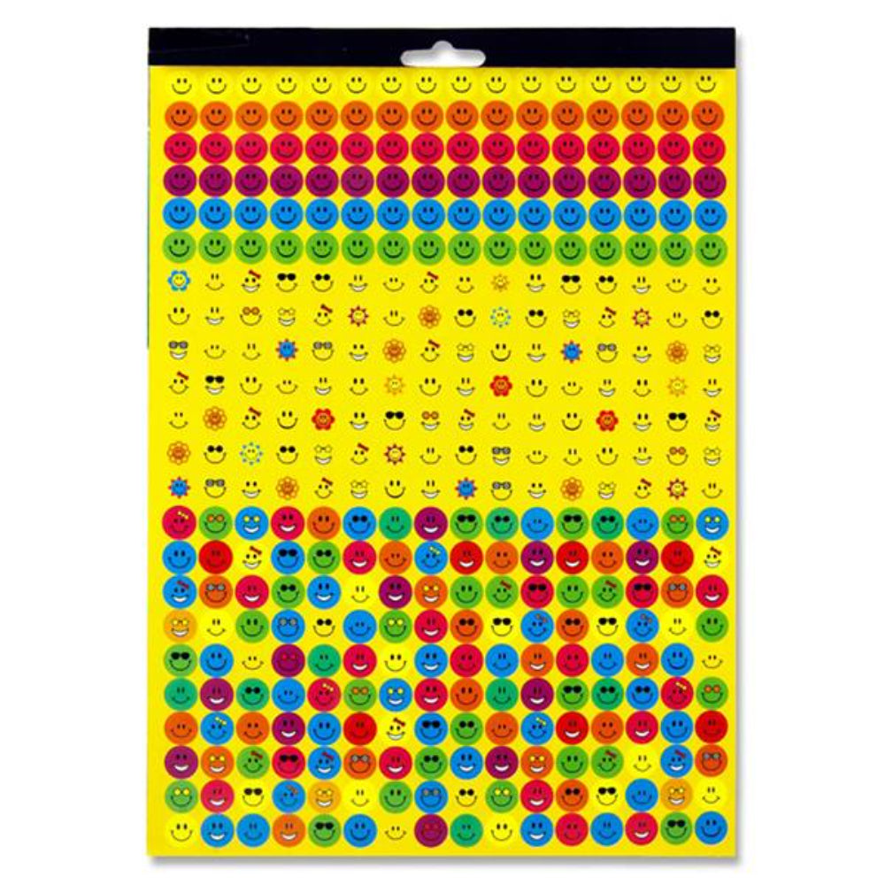 Clever Kidz Deluxe Reward Sticker Pad - 12 Sheets with 2500+ Stickers