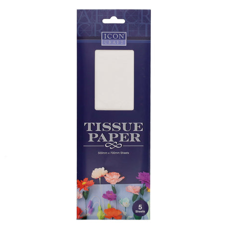 Icon Tissue Paper - 500mm x 700mm - White - Pack of 5