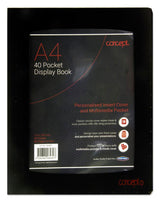 Concept A4 Presentation Display Book - 40 Pockets