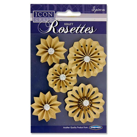 Icon Rosettes - Pack of 5