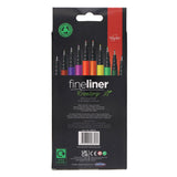 Pro:Scribe Fineliner Pens - Roundgrip - Pack of 10