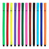 World of Colour Artistic Felt Tip Pens - Box of 12