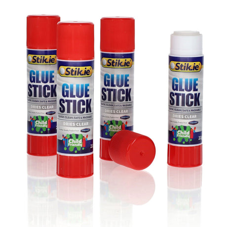 Stik-ie Glue Sticks - Pack of 3+1 Free