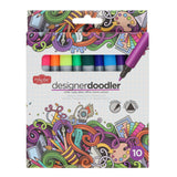 Pro:Scribe Design Doodler Watercolour Markers - Pack of 10