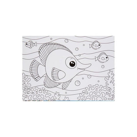 World of Colour A3 Colouring Book - 25 Sheets - Aquatic Life