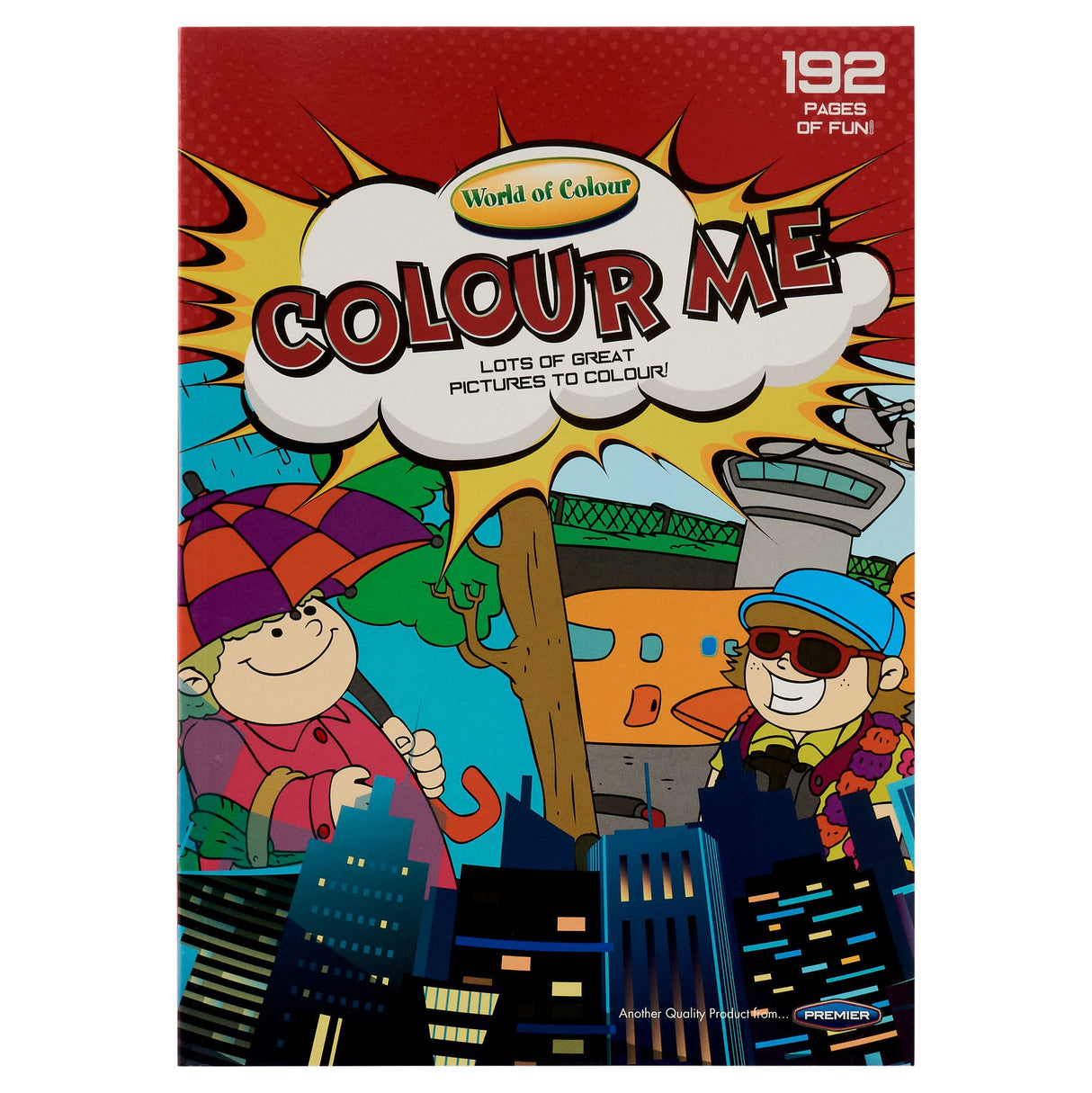 World of Colour A4 Perforated Colour Me Colouring Book - 192 Pages | Stationery Shop UK