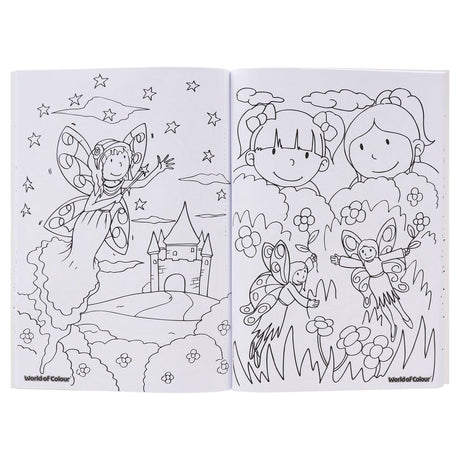 World of Colour A4 Perforated Colour Me Colouring Book - 48 Pages - Weekend Adventures-Kids Colouring Books-World of Colour|StationeryShop.co.uk