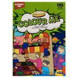 World of Colour A4 Perforated Colour Me Colouring Book - 96 Pages - Alphabet Fun 1 | Stationery Shop UK