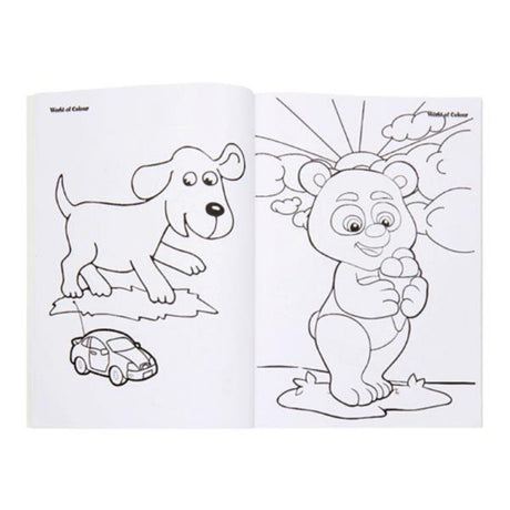 World of Colour A4 Perforated Colour Me Colouring Book - 96 Pages - Living the Life!-Kids Colouring Books-World of Colour | Buy Online at Stationery Shop