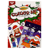 World of Colour A4 Perforated Colouring Book - Festive Fun - 96 Pages - Christmas | Stationery Shop UK