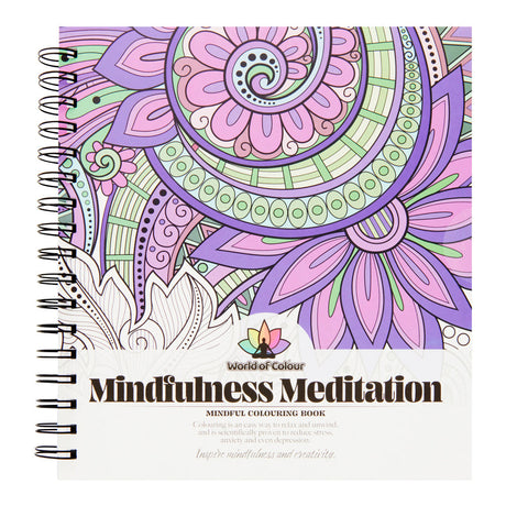 World of Colour Adult Colouring Book Mandala Meditation - 64 Designs - Series 2 | Stationery Shop UK