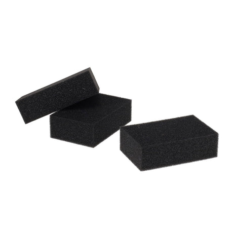 World of Colour Black Chalk Sponge Erasers - Pack of 3 | Stationery Shop UK