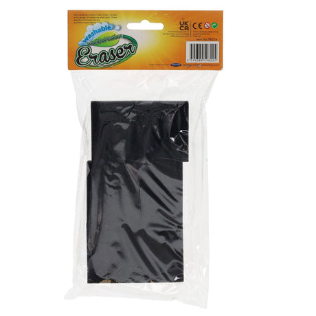 World of Colour Black Chalk Sponge Erasers - Pack of 3